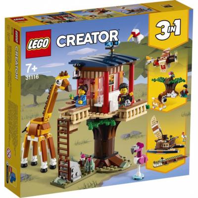 LEGO Creator 3-in-1 Creator Safari Wilde Dieren Boomhuis (31116) — 389 stukjes, huren vanaf €2,25/week
