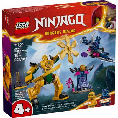 LEGO Ninjago Arins strijdmecha - 71804-NEW (71804) — 104 stukjes, huren vanaf €2,00/week