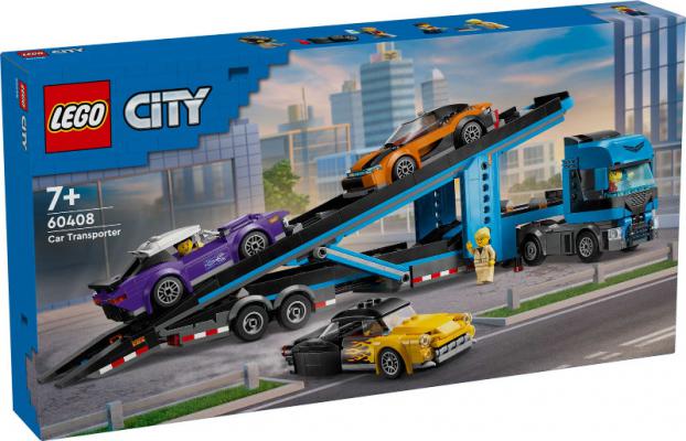 LEGO City Transportvoertuig met sportautos - 60408-NEW (60408) — 998 stukjes, huren vanaf €6,50/week