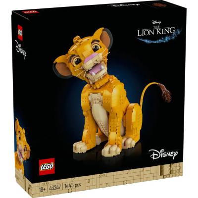 LEGO Bouwstenen 1000-2000 Disney Jonge Simba de Leeuwenkoning - 43247-NEW (43247) — 1.445 stukjes, huren vanaf €7,75/week
