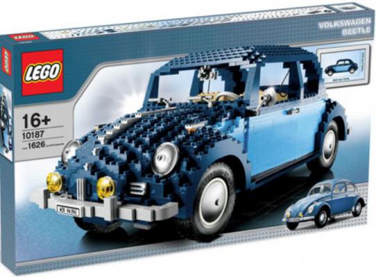 LEGO Bouwstenen 1000-2000 Volkswagen Beetle jubileum (10187) — 1.626 stukjes, huren vanaf €12,25/week