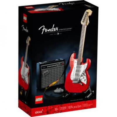 LEGO Bouwstenen 1000-2000 Ideas Fender Stratocaster - 21329B (21329B) — 1.073 stukjes, huren vanaf €5,50/week