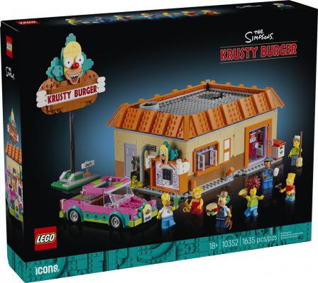 LEGO Bouwstenen 1000-2000 The Simpsons: Krusty Burger - 10352-NEW (10352) — 1.635 stukjes, huren vanaf €12,25/week