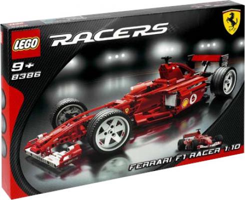 LEGO Bouwstenen 0000-1000 Racers Ferrari F1 Racer (8386) — 719 stukjes, huren vanaf €7,25/week