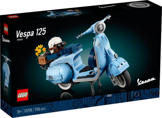 LEGO Bouwstenen 1000-2000 Creator Expert Vespa 125 (10298) — 1.106 stukjes, huren vanaf €6,75/week