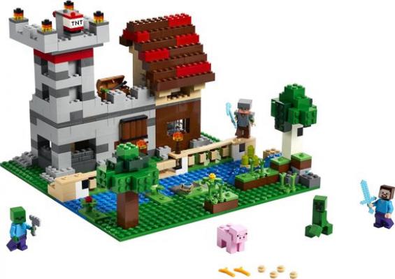LEGO Bouwstenen 0000-1000 Minecraft The Crafting Box 3.0 - 21161A (21161A) — 549 stukjes, huren vanaf €4,75/week