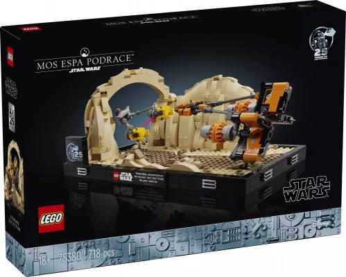 LEGO Star Wars Mos Espa Podrace diorama - 75380-NEW (75380) — 718 stukjes, huren vanaf €4,25/week