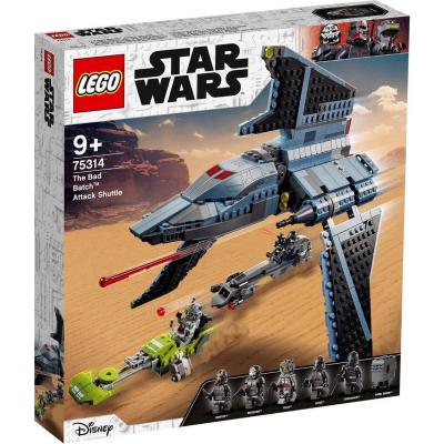 LEGO Star Wars The Bad Batch Aanvalsshuttle (75314) — 924 stukjes, huren vanaf €6,00/week