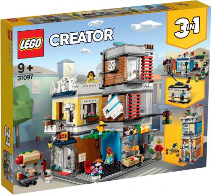LEGO Creator 3-in-1 Creator Woonhuis, Dierenwinkel en Cafe - 31097C (31097) — 957 stukjes, huren vanaf €4,00/week