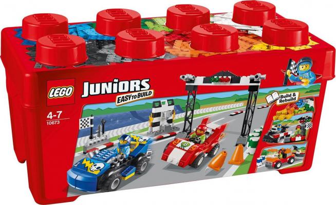 LEGO City Juniors Racewagen Rally (10673) — 340 stukjes, huren vanaf €2,25/week
