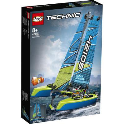 LEGO Bouwstenen 0000-1000 Technic Catamaran - 42105A (42105A) — 404 stukjes, huren vanaf €3,75/week