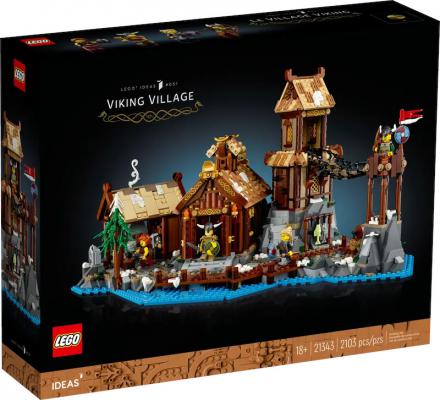 LEGO Nieuw Ideas Vikingdorp - 21343-NEW (21343) — 2.103 stukjes, huren vanaf €9,50/week