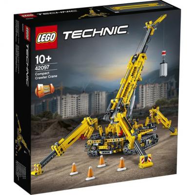 LEGO Bouwstenen 0000-1000 Technic Compacte Rupsband Kraan (42097) — 920 stukjes, huren vanaf €5,00/week