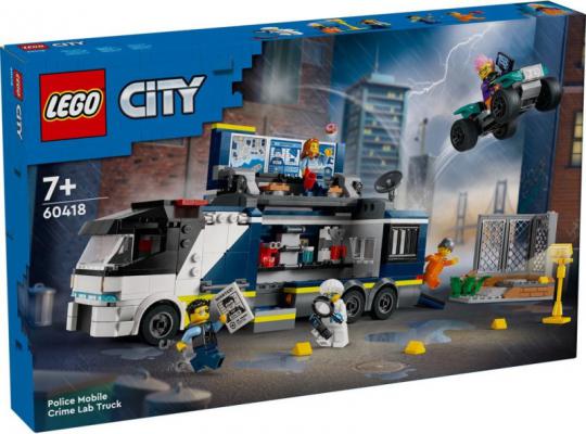 LEGO City Politielaboratorium in truck - 60418-NEW (60418) — 674 stukjes, huren vanaf €4,25/week