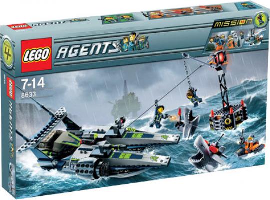 LEGO Bouwstenen 0000-1000 Agents Mission 4: Speedboat Rescue (8633) — 330 stukjes, huren vanaf €2,75/week