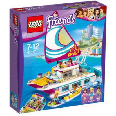 LEGO Friends Sunshine Catamaran - 41317A (41317A) — 586 stukjes, huren vanaf €4,25/week