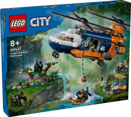 LEGO City Jungleonderzoekers: helikopter bij de basis - 60437-NEW (60437) — 881 stukjes, huren vanaf €6,50/week