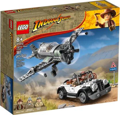 LEGO Bouwstenen 0000-1000 Indiana Jones Gevechtsvliegtuig Achtervolging Vliegtuig Speelgoed (77012) — 387 stukjes, huren vanaf €3,25/week