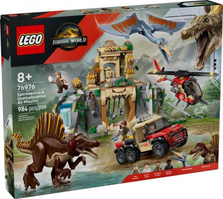 LEGO Jurasic World Spinosaurus en Quetzalcoatlus luchtmissie (76976), huren vanaf €9,25/week