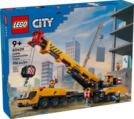 LEGO City Gele mobiele bouwkraan - 60409-NEW (60409) — 1.116 stukjes, huren vanaf €6,75/week