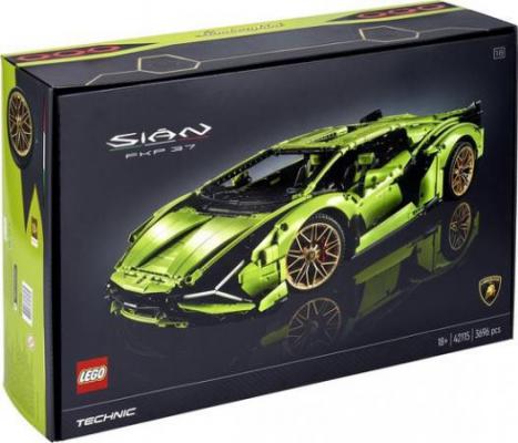 LEGO Bouwstenen 3000-4000 Technic Lamborghini Sian FKP 37 (42115) — 3.696 stukjes, huren vanaf €11,75/week
