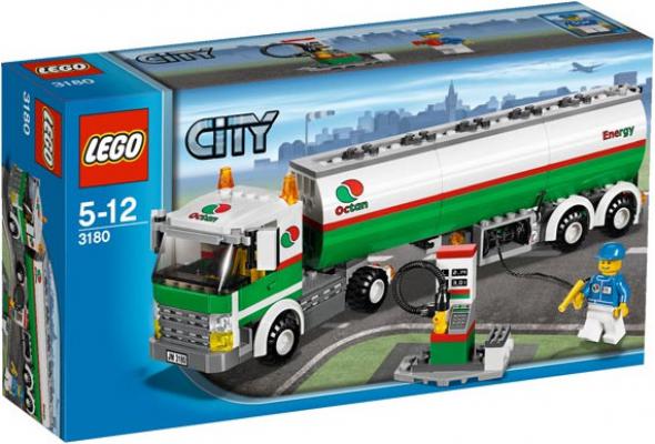 LEGO City Tankwagen - 3180A (3180A) — 218 stukjes, huren vanaf €1,50/week