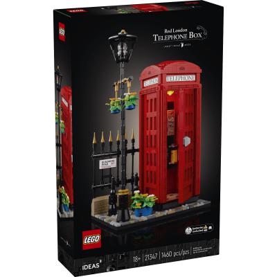 LEGO Nieuw Ideas Rode Londense telefooncel - 21347-NEW (21347) — 1.460 stukjes, huren vanaf €7,25/week