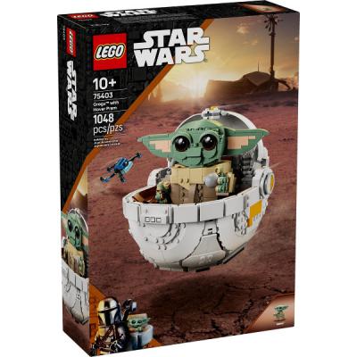 LEGO Star Wars Grogu met zweefkinderwagen - 75403-NEW (75403) — 1.048 stukjes, huren vanaf €6,00/week