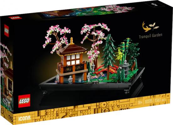 LEGO Bouwstenen 1000-2000 Icons Rustgevende tuin (10315) — 1.363 stukjes, huren vanaf €8,25/week