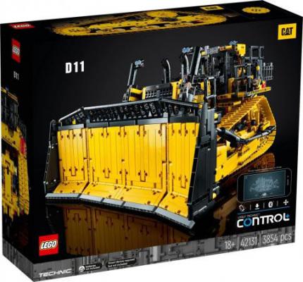LEGO Bouwstenen 3000-4000 Technic Cat D11 Buldozer met app-besturing - 42131C (42131C) — 3.854 stukjes, huren vanaf €13,75/week