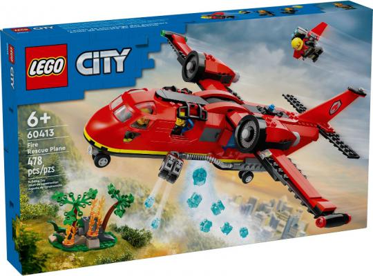 LEGO City Brandweervliegtuig - 60413-NEW (60413) — 478 stukjes, huren vanaf €4,25/week