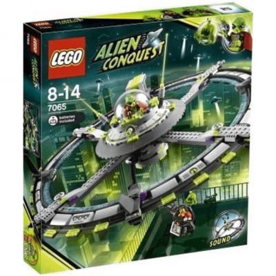 LEGO Bouwstenen 0000-1000 Alien Conquest Alien Moederschip (7065) — 405 stukjes, huren vanaf €2,00/week