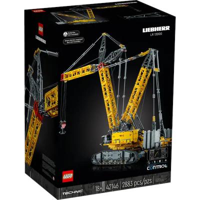LEGO Bouwstenen 2000-3000 Technic Liebherr Rupsbandkraan LR 13000 (42146) — 2.883 stukjes, huren vanaf €13,75/week