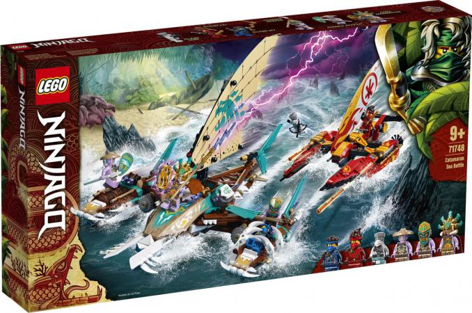 LEGO Ninjago Catamaran Zeeslag - 71748C (71748C) — 747 stukjes, huren vanaf €3,75/week