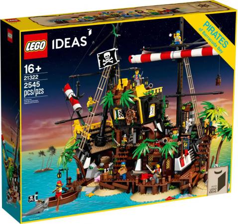 LEGO Bouwstenen 2000-3000 Ideas Piraten van Barracuda Baai - 21322H (21322H) — 2.498 stukjes, huren vanaf €11,75/week