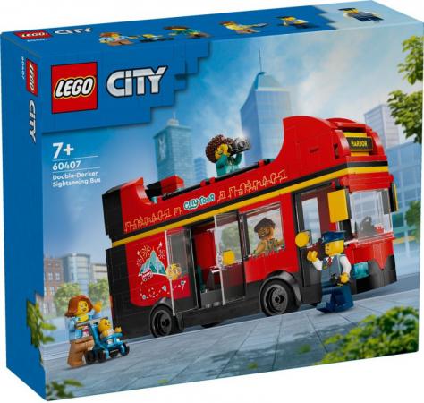 LEGO City Toeristische rode dubbeldekker - 60407-NEW (60407) — 384 stukjes, huren vanaf €2,25/week