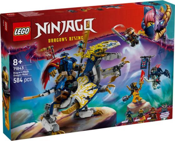 LEGO Ninjago Rogue's mecha drakenrijder (71843) — 854 stukjes, huren vanaf €4,00/week