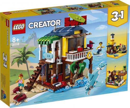 LEGO Creator 3-in-1 Creator Surfer Strandhuis (31118) — 556 stukjes, huren vanaf €4,00/week