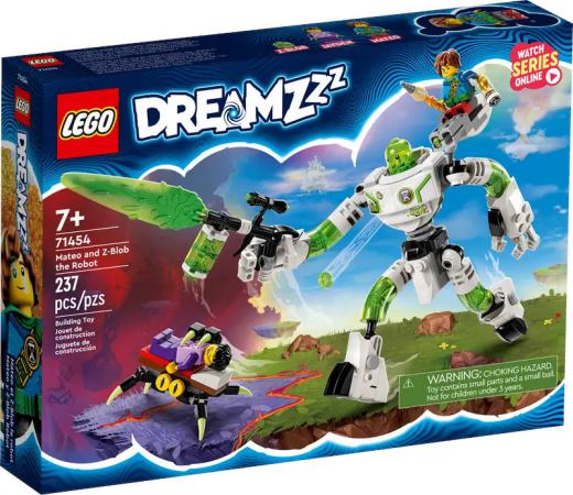 LEGO Bouwstenen 0000-1000 Dreamz Mateo en Z-Blob de robot (71454) — 237 stukjes, huren vanaf €2,25/week