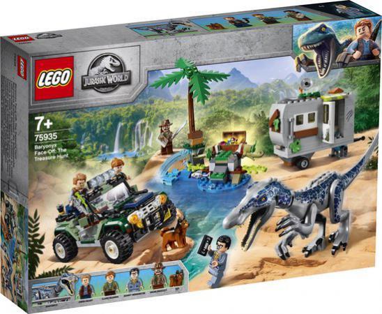 LEGO Bouwstenen 0000-1000 Jurassic World Confrontatie met Baryonyx: de Schattenjacht (75935) — 408 stukjes, huren vanaf €3,25/week
