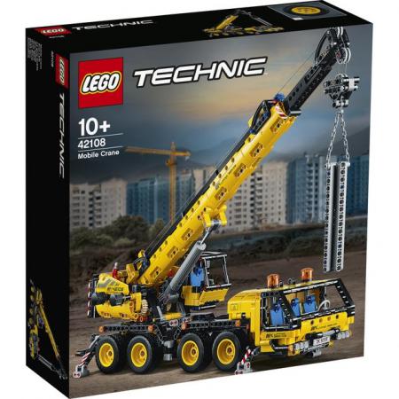 LEGO Bouwstenen 1000-2000 Technic Mobiele Kraan - 42108A (42108) — 1.292 stukjes, huren vanaf €6,00/week