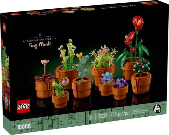 LEGO Bouwstenen 0000-1000 Icons Miniplantjes (10329) — 758 stukjes, huren vanaf €3,00/week