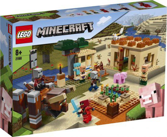 LEGO Bouwstenen 0000-1000 Minecraft De Illager Overval - 21160C (21160C) — 545 stukjes, huren vanaf €3,25/week