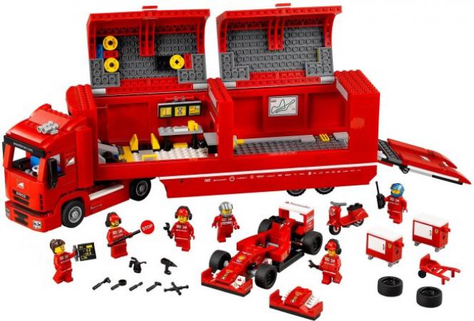 LEGO Racers Ferrari Truck (8654), huren vanaf €3,00/week