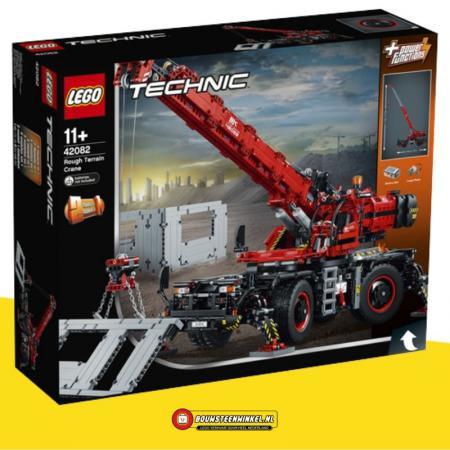 LEGO Bouwstenen 4000-5000 Technic Kraan voor alle Terreinen - 42082N (42082N) — 4.056 stukjes, huren vanaf €10,75/week
