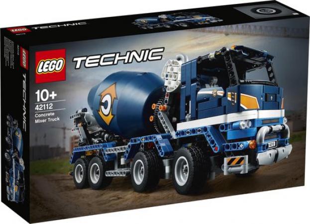 LEGO Bouwstenen 1000-2000 Technic Betonmixer (42112) — 1.163 stukjes, huren vanaf €5,25/week