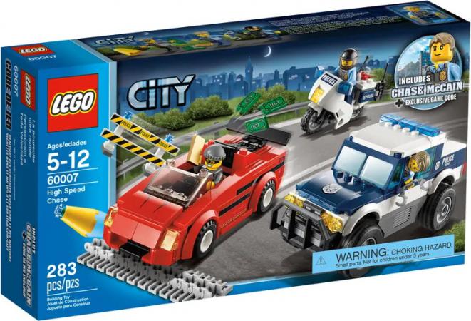 LEGO City Snelle achtervolging (60007) — 284 stukjes, huren vanaf €1,25/week