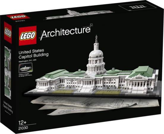 LEGO Architecture United States Capitol Building (21030) — 1.032 stukjes, huren vanaf €4,75/week