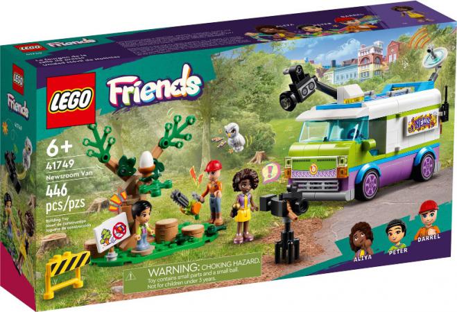LEGO Friends Nieuwsbusje - 41749-NEW (41749) — 446 stukjes, huren vanaf €2,25/week