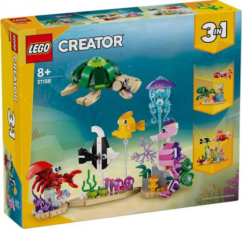 LEGO Creator 3-in-1 Creator 3in1 Zeedieren - 31158-NEW (31158) — 421 stukjes, huren vanaf €2,25/week